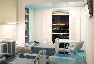 Progetto: Clinical Center | Belgrado, Serbia - typical room